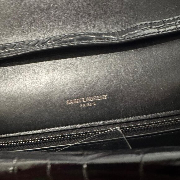 SAINT LAURENT 538450 OXK0D Nan with REM Small Vernice Cannetta Black - Picture 2 of 4